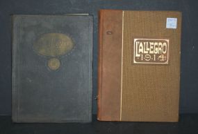 Two Mississippi College L'Allegro Yearbooks, 1914 and 1923