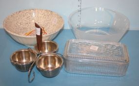 Mixing Bowl Made in Italy, Plastic Salad Bowl, Condiment Set, Refrigerator Glass Container 9