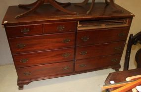 Vintage Bureau vintage bureau, chest with eight drawers. 56