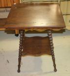 Victorian Square Top, Pool Leg Table 24