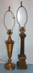 Two Vintage Metal Lamps Two Vintage Metal Lamps 31