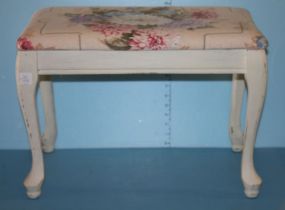 Painted Footstool 20