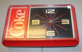 Vintage Enjoy Coke Wall Clock (Electric) 13