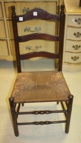 Ladder Back Chair With Rush Seat Ladder Back Chair With Rush Seat