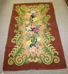 Extremely Old And In Good Condition Wool Hand Made Rug 39