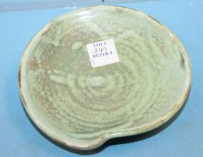 Unsigned Shearwater Dish with Crack on Bottom 5