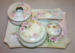 Hand Painted Limoge Dresser Set 5 Pieces