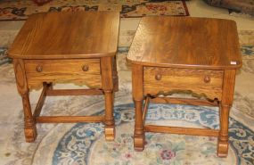Pair of Contemporary End Tables 21
