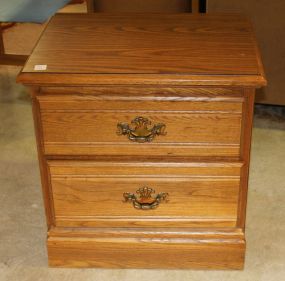 Two Drawer End Table 22