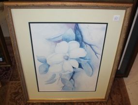 E. Paignes Limited Edition Print of Magnolias 144/175