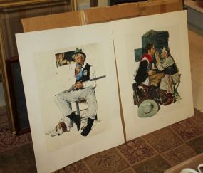 Three Norman Rockwell Prints 