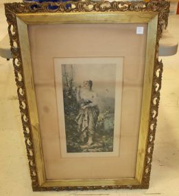 Colored Vintage Lithograph by T. Bernard 23