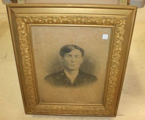 Victorian Print in Gold Frame 24