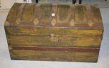 Antique Camel Top Trunk 34