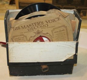 Box of Victrola Records Box of Victrola Records