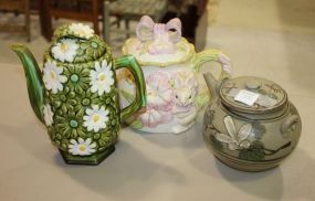 Teapot Collection Ceramic rabbit teapot, ardco teapot, oriental style teapot.