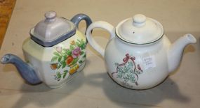 Two Vintage Teapots Teapots.