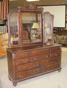 Contemporary Dresser with Mirror Matches previous lot. 63
