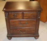 Contemporary Three Drawer Night Stand 28