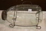 Reproduction Glass Minnow Trap Reproduction Glass Minnow Trap