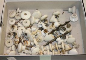 Box of Hardware Porcelain Knobs