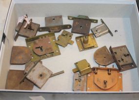 Box of Hardware Locks and Parts