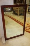 Large Mahogany Mirror Large Mahogany Mirror