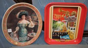 Two Limited Edition Trays Coca Cola, Beale Street, Pepsi Cola