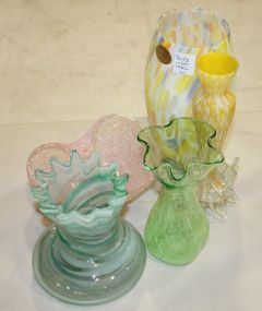 Five Art Glass Vases 6