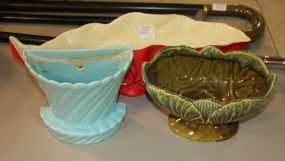 Vintage Oval Shawnee Vase, Two USA Pottery Vases Vintage Oval Shawnee Vase 15
