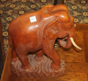 Wood Carved Elephant 16