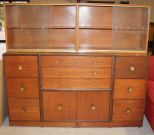 Vintage Bookcase/Cabinets 72