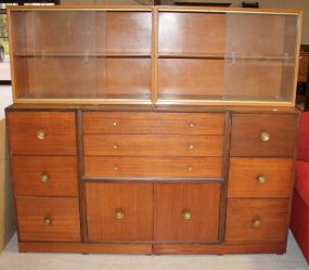 Vintage Bookcase/Cabinets 72