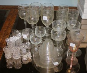 Grouping of Miscellaneous Stemware and Glass Grouping of Miscellaneous Stemware and Glass