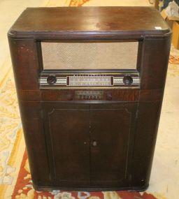 Vintage Radio Record Cabinet 40
