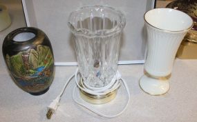 Lenox Vase, Lead Crystal Lamp, Pottery Vase Lenox Vase 7