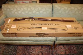 Two Daviess County Bourbon Kentucky Long Rifle Decanters in box, 51