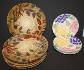 Home Trend Plates Set of six - 11 1/2