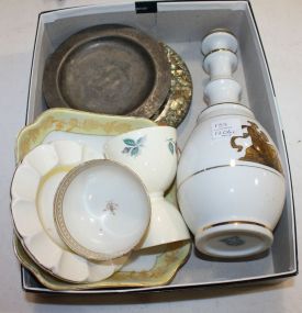 Egg Cup, Porcelain Decanter, Various Dishes Egg Cup, Porcelain Decanter, Various Dishes