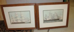 Two Vintage Prints of Ships 22