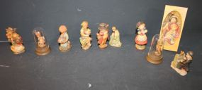 Ten Anri Carved Figurines Ten Anri Carved Figurines