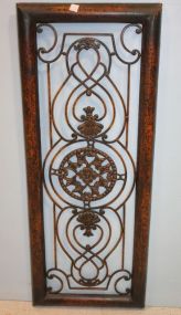 Decorative iron wall plaque 18