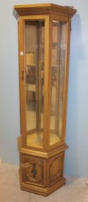 Vintage Glass Curio Cabinet (Front Glass Broken)