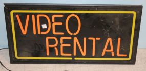 Video Rental Sign 30