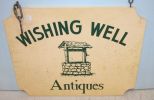 Wishing Well Antiques Sign 30