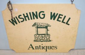 Wishing Well Antiques Sign 30
