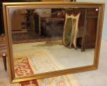 Large Beveled Gold Mirror 53