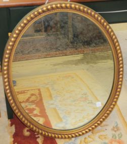 Oval Gold Mirror 25