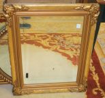 Beveled Gold Mirror 24