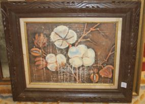 Oil Painting of Cotton signed F. Brooks 23